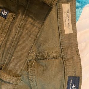 AG Adriano Goldschmied Olive Jeans